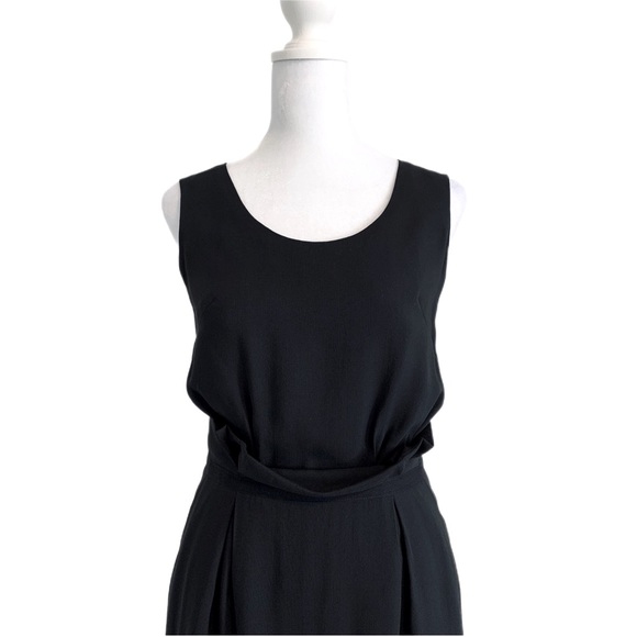 Jenni Kayne | NWOT💎RARE FIND💎Paperbag Pleat Waist Mini Dress + Pockets Black 2 - Picture 12 of 15